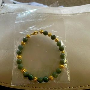 Jade and Gold bracelet